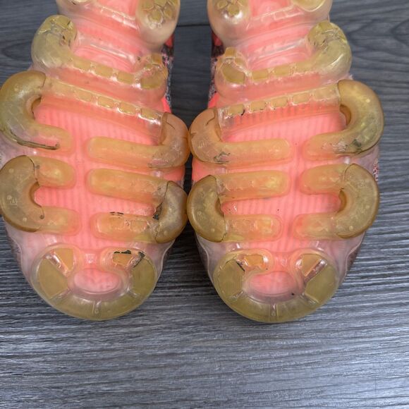 Nike Air VaporMax Flyknit 2 Sneakers Gray/Ultramarine/Hot Pink 942843-104 Sz 8.5 - Picture 11 of 11